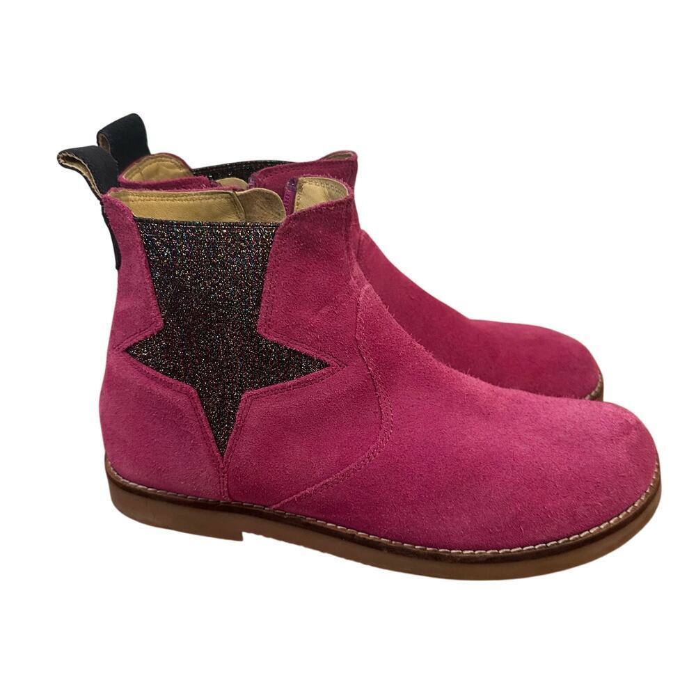Mini Boden Hot Pink Chelsea Boots sz 34 US 2.5
